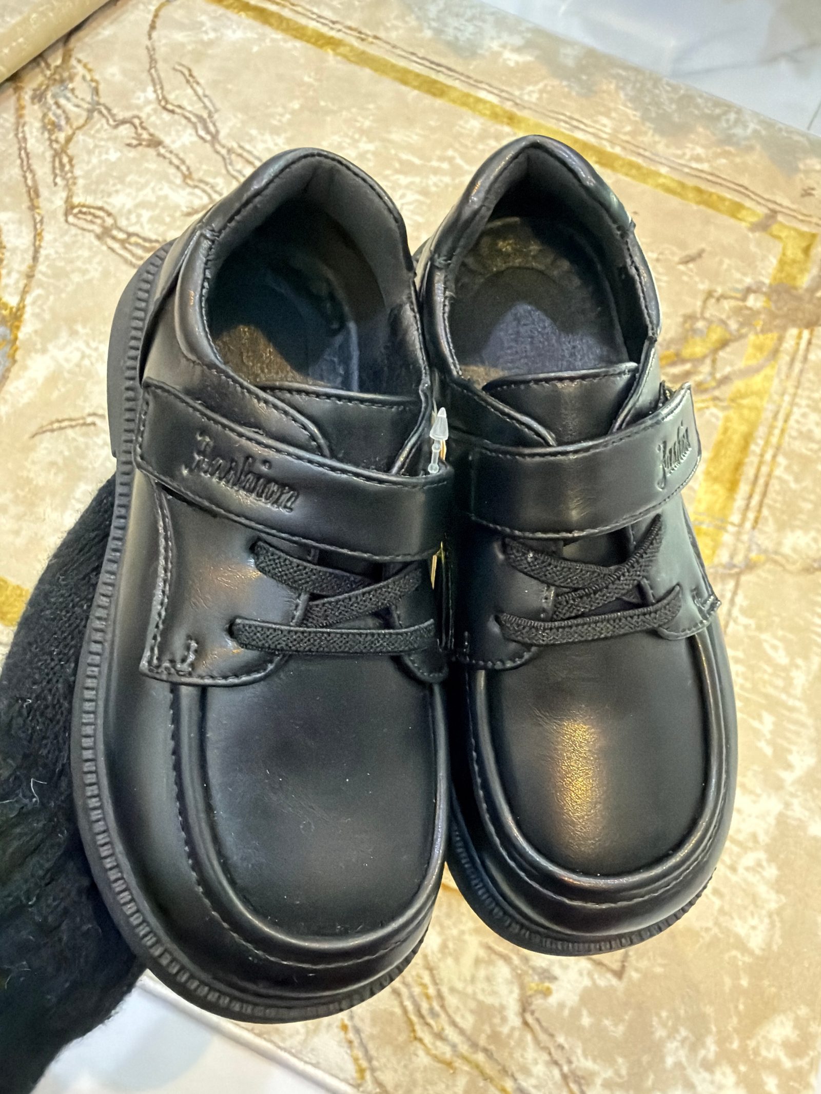 BLACK SCHOOL SHOES MY5036